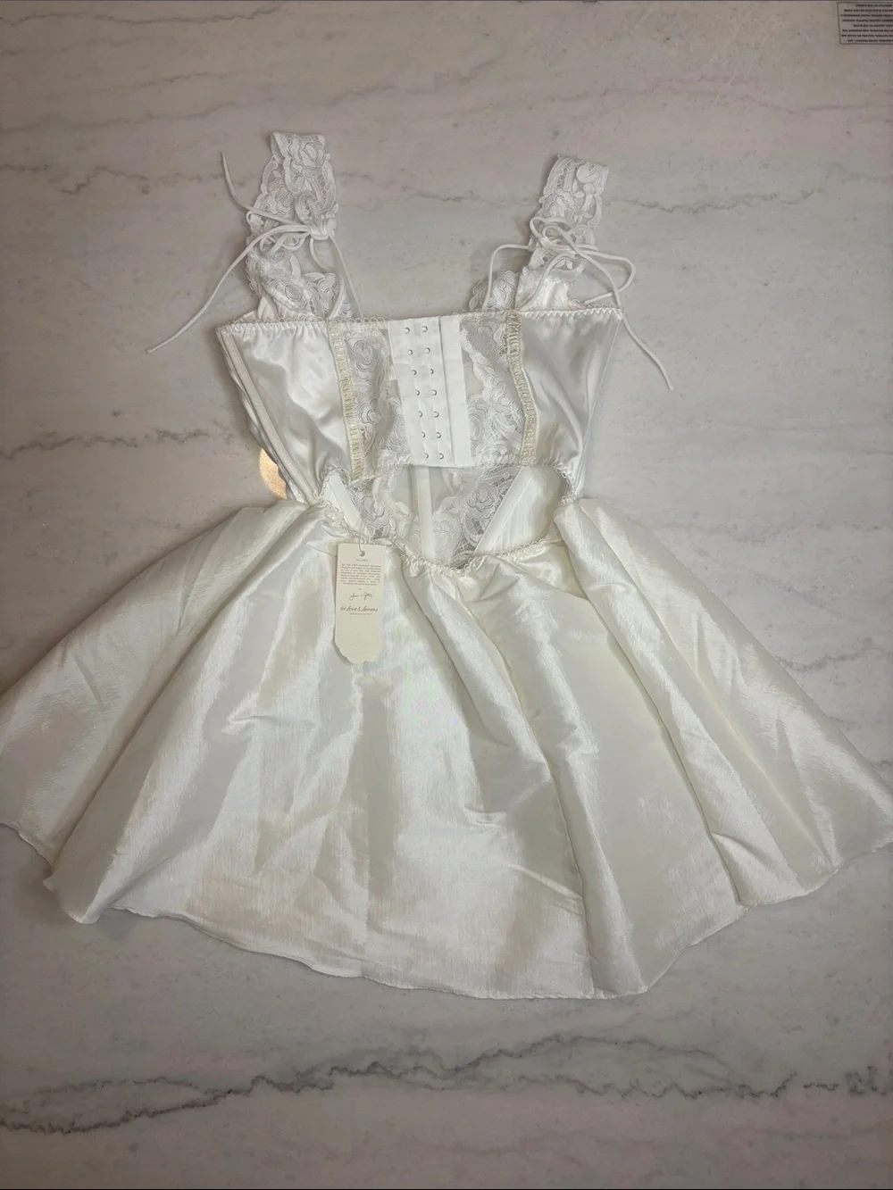 For Love & Lemons Isabella Slip Dress Small / Petite NEW